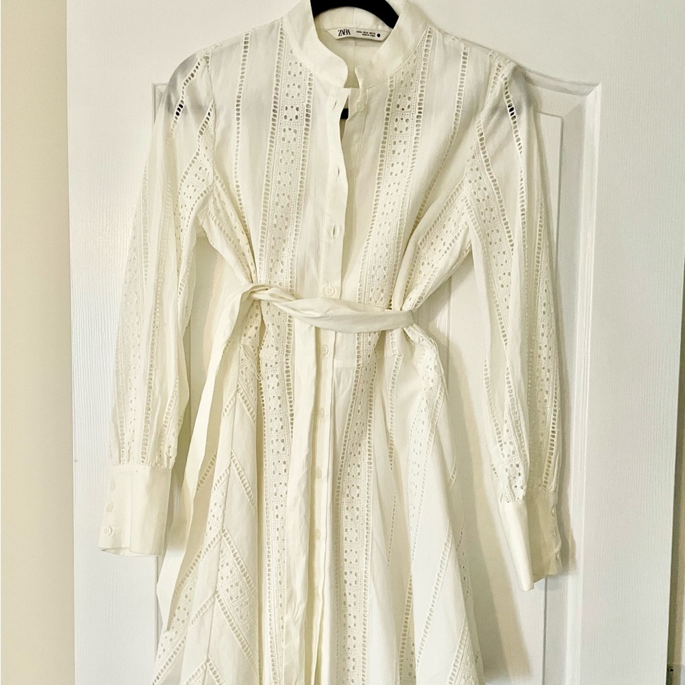 Zara White Mini Dress